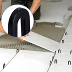 DGSL Tile Leveling System Tile Spacers 1/4 Inch, 300 pieces Horseshoe Shim U Shape Plastic Tile Leveling Clips for Various Types of Tile Leveling