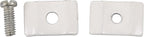 Gridwall Joining Clip Connectors for Grid Panels, Powder-Coated or Chrome Plated Steel (Quantity 10) (10, White)