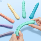 Colorful Erasers 3 Pack Pencil Erasers Grippable Erasers for Kids Bulk for Students School Supplies Office Prize Gifts(Colorful Holes Big)