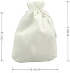 Palmhomee Pack of 20 Burlap Gift Bags with Drawstring Linen Jewelry Pouches Wedding Hessian Jute Bags for Birthday Jewelry and Treat Pouches Party Wedding Favors Gift (5x7 Inch, Mixed Colors)