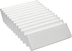 Juvale Foam Rectangle Blocks for Crafts - 12 in x 4 in x 1 in, White, 12 Pack - Cuttable & Paintable for Diorama Foam Boards & Sheets, Model Making & School Projects