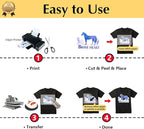 TransOurDream Glitter 2.0 Heat Transfer Paper for Inkjet Printer (20 Sheets, 8.5x11'') Printable Heat Transfer Vinyl for T Shirts Iron on Transfers for Light & Dark Fabrics(TOD-GL2-20)