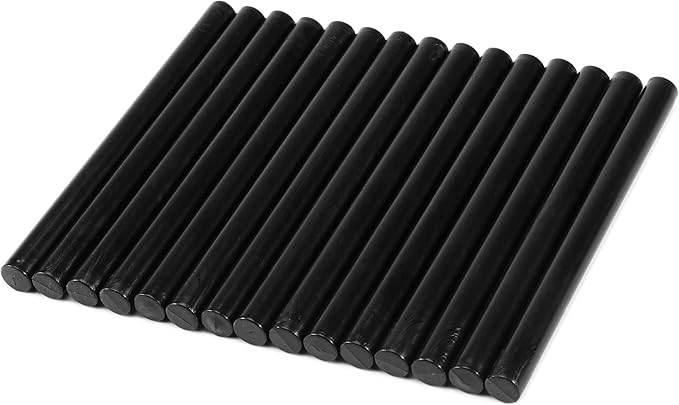 Yoption 15 Pieces Black Glue Gun Sealing Wax Sticks for Wax Seal Stamp, Great for Wedding Invitations, Cards, Envelopes