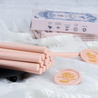 16 PCS Dirty Pink Small Glue Gun Sealing Wax Sticks for Mini Glue Gun, Make Wax Seals for Wedding Invitations/Thanks Card/Envelopes/Teenager Girls Xmas Gift Wrapping/Baby Shower Card Gifts