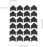 GOONAVI 15 Sheets 360 Pcs Black Acid-Free Photo Corners Mounting Self Adhesive for DIY Photo Album Journal