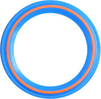 JEEFUD Flying Disc for Kids Adults 11 inch Flying Ring, 3 Pack Beach Backyard Sports Play Soft Discs, Sport Outdoor Toy Gift for 4+ Year Old Boys Girls Family (3PCS (Blue，Pink&Turquoise))