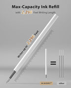 16 Pcs Gel Pens - 0.7mm Fine Point Smooth Writing Fidget Pens, Quick-Dry Long Lasting Black Ink, Office & School Supplies Men Women Student (16 Count, Black Ink)