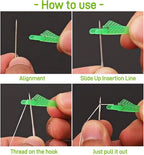 40Pcs Fish Mouth Sewing Machine Needle Threader,2025 New Upgraded Automatic Sewing Needle Threader,Fish Type Needle Threader,Quick Sewing Machine Loop Easy Selfthread Needle Threaders Tool