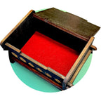 Dice Box - BLACK - 6x4x3 Also holds jewelry and great for desks and desk top items (it's not a Phase)