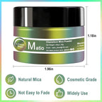 Matio Chameleon Mica Powder, 1.06oz/ 30g Nordic Aurora Chrome Powder, Pearlescent Effect Color Shift Pigment for Resin Craft, Soap Candle Dye, Nail Art, Makeup, Bath Bomb, Paint, Slime Pigment