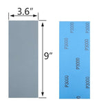 30Pcs 9 x 3.6 Inchs 3000 Grit Wet and Dry Handmade Universal Sanding Sheets, Suitable for Woodworking Furniture/Automobiles/Metal/Lacquer Polishing Sandpaper
