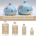 Air Dry Clay Glaze 100ml, Gloss Varnish for Air Drying Clay - Clear Gloss Finish for Pottery/Sculptures/DIY Craft - Waterproof Acrylic Coating