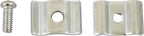 Gridwall Joining Clip Connectors for Grid Panels, Powder-Coated or Chrome Plated Steel (Quantity 10) (10, Chrome)