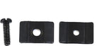 Gridwall Joining Clip Connectors for Grid Panels, Powder-Coated or Chrome Plated Steel (Quantity 10) (10, Black)