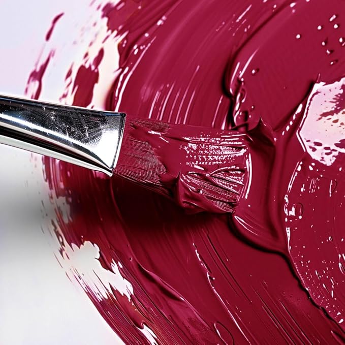 Mont Marte Discovery School Acrylic, Crimson, 1/2 Gallon (2 Liter). Ideal for Students and Artists. Excellent Coverage and Fast Drying. Pump Lid Included.