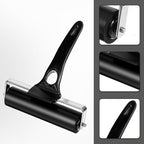 6 Pcs Rubber Roller, 4.7 Inches Black Rubber Brayer Roller for Printmaking, Professional Brayer Rollers for Crafting, Printmaking, Ink, Gluing and Stamping Tools, Handle Comfortable