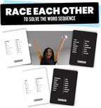 Viral Studios Chainlink - Guess The Sequence Party Game, Fast Paced Word Game for Adults & Kids, 450 Cards Fun Cards for Family Game Nights, Gatherings, & Parties Ages 15 +