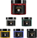 Aristocratic Red Mica Powder, Natural Shimmer Mica Powder for Epoxy Resin/Candle/Soap/Lip Gloss/Slime/Bath Bombs/Quicksand.Car Paint pigments.Candle Dye,Soap Making Dye,Resin dye.(50g/1.7oz)