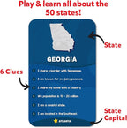 Skillmatics Board Game - Scout It Out 50 States, Guessing & Trivia Game for Families, Educational Toys, Card Games for Kids, Teens and Adults, Gifts for Boys and Girls Ages 7, 8, 9 and Up