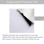 304 Stainless Steel Sheet - 8" X 8" X 1/8" Thin Stainless Steel Plate 1/8 Inch Thickness with Protective Film Metal Sheets Shim Stock Sheets for Kitchen DIY Crafting etc. (203 x 203 x 3 mm)