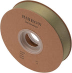 Double Side Satin Ribbon, Continuous 20 Yards,Use for Craft Bows Bouquet, Gift Wrapping, Wedding Decoration, Floral Arrangement (Army Green, 4/5 inch)