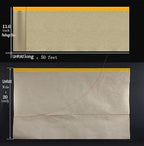 Paint Masking Paper with Adhesive,20 inch x 50 Feet Painters Paper Roll, Tape and Drape Painters Paper, for Auto Body Masking, Wall Covering and Paint Masking (3Rolls)
