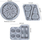 Ferris Wheel Silicone Mold - Set of 1 - Silicone Resin Casting Molds for Clay & Resin Craft Supplies