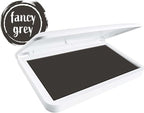 COLOP Make Series, Ink Stamp Pads, with Non-Toxic Premium Ink, Water-Based Acid-Free (Fancy Grey, Make 1-1-15/16" x 3-1/2")