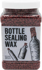 Blended Waxes, Inc. Bottle Sealing Wax, Pastille Wax Seal Beads For Wine, Beer, and Liquor Bottle Sealing, Seals Between 25-30 Bottles, 1 lb, Red