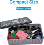 PATIKIL Magnetic Needle Storage Case, Plastic Portable Sewing Pin Keeper Needle Organizer Box Container for Embroidery Knitting Stitching, Pink