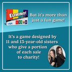 Elimino! A Fast Paced Card Game for Kids, Adults and Families, an Easy to Learn Game for a Fun Family Game Night | Ages 7+