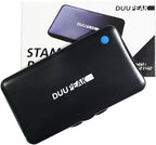 Large Ink Pad for Stamps, 6.14"×3.38" Stamp Pad, Ink Pad for Office, Notarization, and Rubber Stamps (Blue