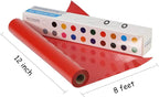 Guangyintong Red Heat Transfer Vinyl Rolls, 12" x 8ft, Easy to Cut & Weed, Glossy Surface, All Cutter Machines, Iron on Vinyl for T-Shirts