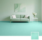Epoxy Colored Sand Floor Paint, Epoxy Floor Paint High Gloss Marble Effect Coating for Indoor and Outdoor, Wear-resistant and non-slip Self-leveling Coating Green 35OZ(1KG)