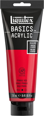 Liquitex BASICS Acrylic Paint, 250ml (8.5-oz) Tube, Pyrrole Red