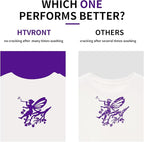 HTVRONT HTV Heat Transfer Vinyl Bundle: 24 Pack 12"x12" Purple Iron on Vinyl Sheets for T-Shirt (1 PTFE Sheet Included), Purple PU HTV Vinyl Easy to Cut & Weed for Heat Design