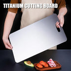 SHIRIA Cutting Board, Pure Titanium Cutting Boards For Kitchen, Double-Sided Titanium Cutting Board for Cutting Vegetables And Meat (18 * 12 in)
