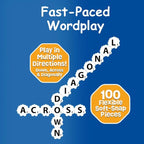 Word Strategy Game, Word Puzzle for Adults, Family, and Kids, Fun Game for Ages 8+, Travel Size, 1-4 Players