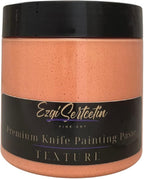 Premium Palette Knife Painting Paste|Texture Paste|Authentic Bright Colors|Ready to Use|Easy to Apply| 6oz (Coral)