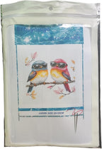 51buyoutgo 11CT Stamped Cross Stitch Kits for Adults - 12x12 in Embroidery Kit with Funny Easy Washable Colorful Birds Pattern, Pre Printed Fabric, Fit for DIY Home Decor, Mom Gifts & Stress Relief
