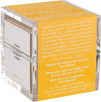 TableTopics Happiness Question Card Game - 135 Conversation Starter Cards with Tips, Ideas, & Quotes to Spark Meaningful Discussions with Adults at Dinner Parties, Girls’ Nights, and More