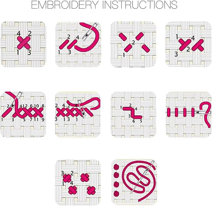 Foxdiviy Stamped Cross Stitch Kits for Beginners Full Range of Cross Stitching 11 CT Printed Cross Stitch Kits for Kids Adults Cross Stitch Patterns Needlepoint Kits-Night Moon Scenery 16x20 inch