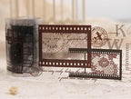 3pcs Vintage Lace Tape Cutout Art Lace Black White Stickers Roll Sticker PET Reusable Exquisite Lace Floral Film Pattern Tape for DIY Scrapbook Album Journal Photo Frames Decor