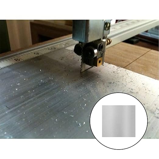 6061 T651 Aluminum Sheet Metal 12 x 12 x 1/8 (0.125”) Inch Flat Plain Aluminum Plate Covered with Protective Film, Heat Treatable Rectangle 3MM Aluminum Metal Plate for Industrial