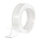 BRAVESHINE 9.8FT Sticky-Back Wall Tape - Double Sided Nano Tape - Self Adhesive Mounting Tape - Washable Picture Hanging Fasteners for Home Office Use