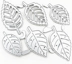 YKW Leaf Shape Metal Cutting Dies Set with Embossing Tools for Card Making Album, Scrapbooking Paper Craft DIY Kit, Includes Die Cuts Etching Stencils Stamps Thin Banner Cutting Dies