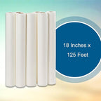 McKesson Medical Exam Table Paper [12 Rolls] – Bed Table Sheet Cover Ideal for Diaper Changing, Waxing, Nursing, Chiropractor, Patternmaking, Tracing - Premium Crepe Paper Roll - White, 18 in x 125 ft