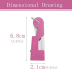 Automatic Needle Threader, Girlsvorlsvi 3PCS Hand Sewing Tools for Embroidery, Cross Stitch, Quilting (Random Colors) - DIY Craft Accessories