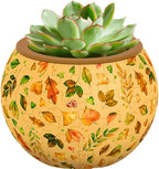 PieceRelax 3D Puzzle Planter 80 Pieces - Flower Pot - Elegant Green, Home Decor Flower Pots for Indoor Cactus, Succulents Pots [K1105]