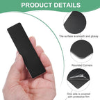 20-Pack Anodized Aluminium Laser Engraved Mount Metal Plate 3x1x0.04 Inch Engraver Blank Anodized Aluminum Sheets for DIY Laser Printing/Home/Office[Black]
